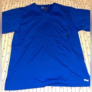 Barco Grey’s Anatomy Active Scrub Top Royal Blue Men’s Medium